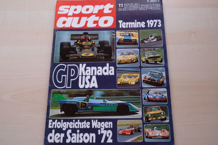 Deckblatt Sport Auto (11/1972)